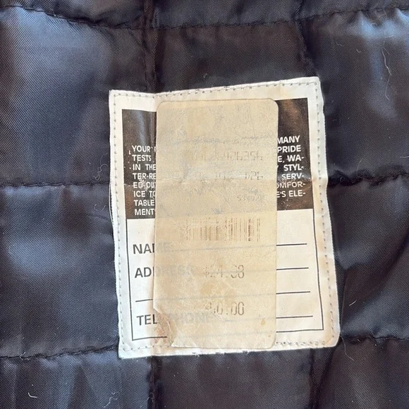 Winter Black Jacket Size Large